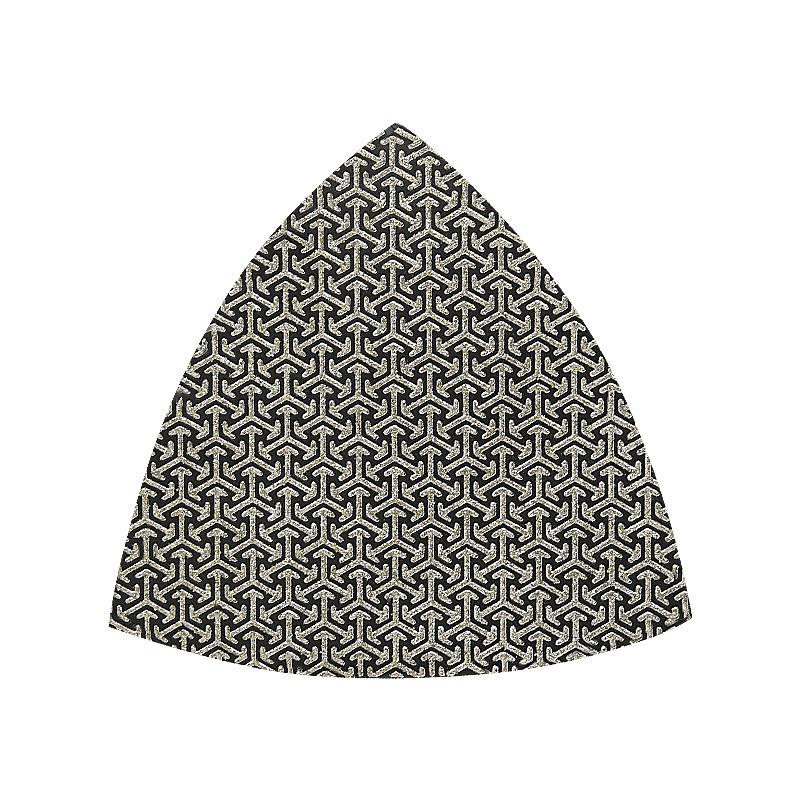 Placa de pulido de galvanoplastia triángulo Placa de roca azulejo recorte Dali cuarzo piedra superficie áspera corte boca universal tesoro Placa de molienda