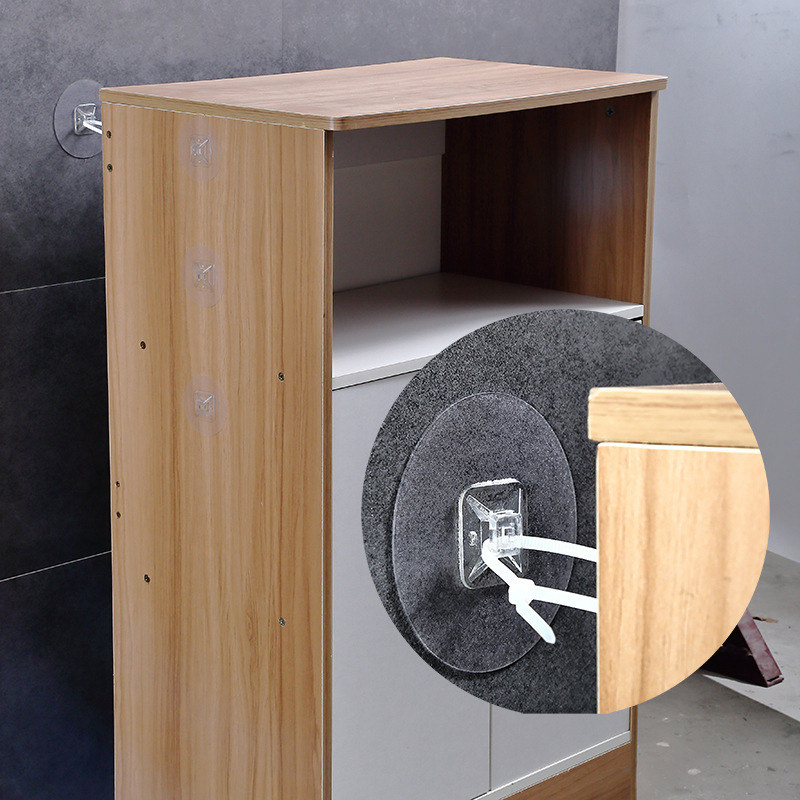 Fijador Antivuelco para Muebles de Acero Inoxidable, Protección del Hogar