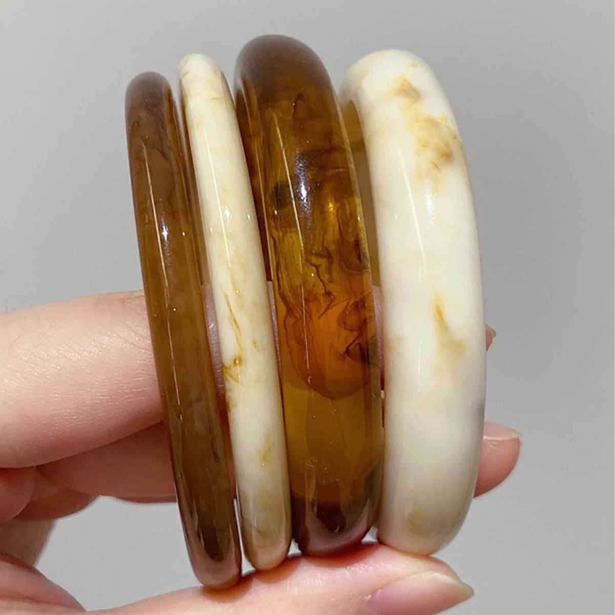 Мрамор ретро акрил женский браслет, Amazon