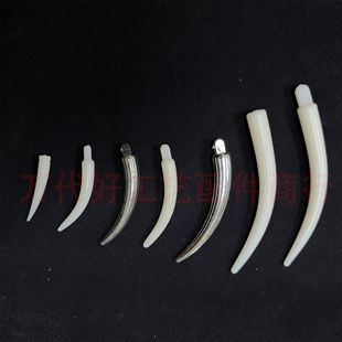Lucky Feng Shui Resin Elephant Statue Accessories Simulation Ivory Accessories Resin Elephant Ornaments Plastic Ivory