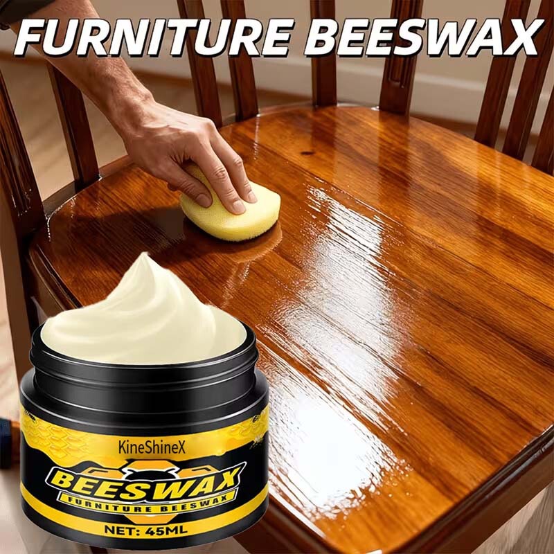 Kineshinex Natural Wood Polishing Beeswax Furniture Cleaning and Repair Agent with Gloss Enhancer Scratch Repair Kineshinex Natural Wood Polishing Beeswax Furniture Cleaning and Repair Agent with Gloss Enhancer Scratch Repair
