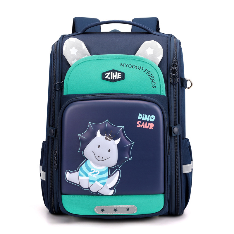 Bolsas escolares para niños transfronterizos Bolsa de espacio 3D de dibujos animados de escuela primaria estudiante mochila protección de la columna vertebral Niña de cuarto grado Escuela primaria