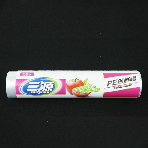 Wholesale PE food preservation film, household kitchen disposable refrigerator preservation film, large, medium, and small fruit and vegetable preservation film