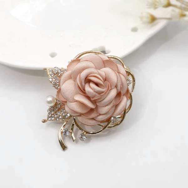 Fuchsia brooch
