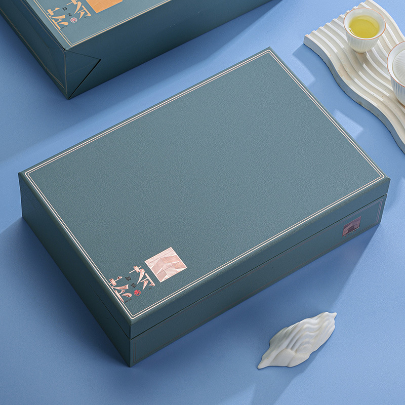 定制通用武夷岩茶茶叶摆泡礼盒装空盒龙井绿茶包装盒空礼品盒批发