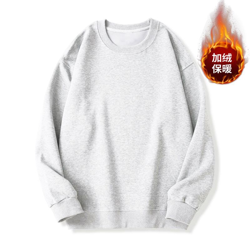 男女兼用スウェットシャツ、カスタムパターン、ロゴ作業服、文化シャツ、春秋スタイル、310gバックラップカラーライトプレートクロスボーダー|undefined