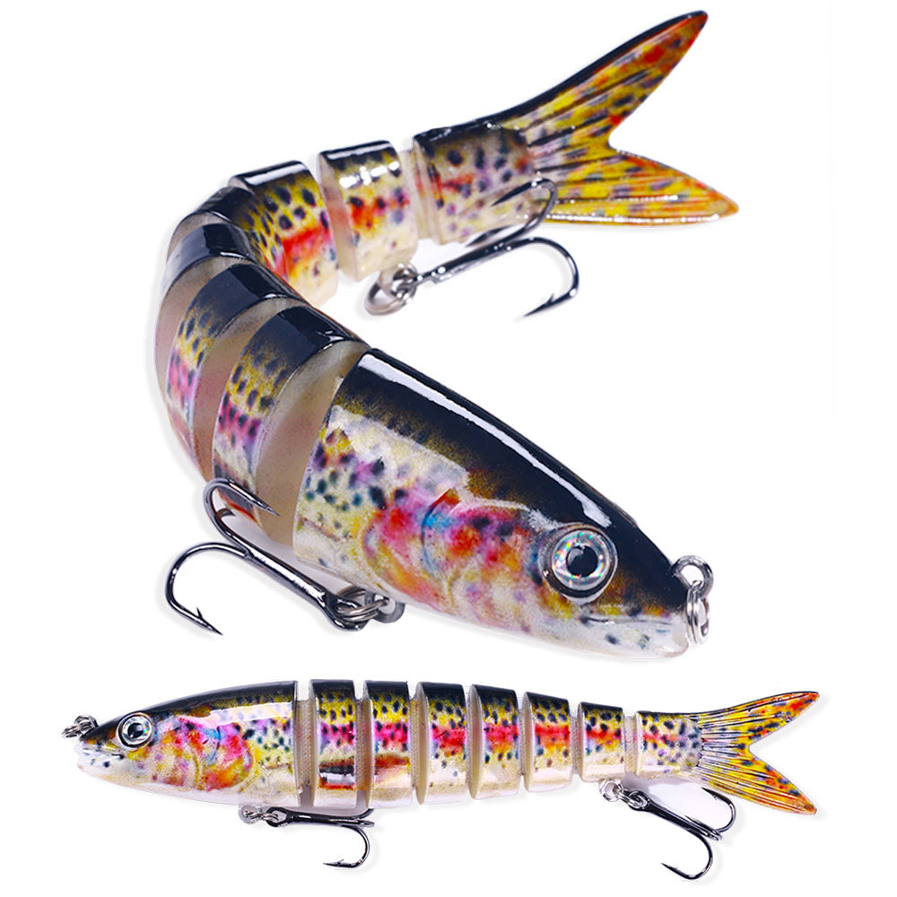 Nuevo Luya cebo multi-Sección de pescado 16 colores 13cm 18g biónico multi-Sección de cebo duro Comercio exterior Luya pesca cebo falso