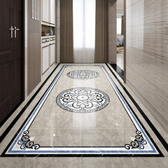 拼花地板貼自粘可移除地貼客廳瓷磚裝飾拼接花貼紙防水耐磨玄關貼