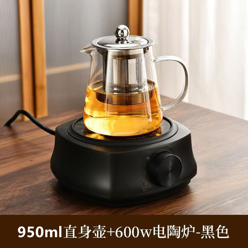 玻璃茶壶家用茶具套装茶水分离泡茶专用水壶电陶炉围炉煮茶壶带炉|undefined