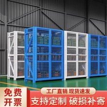 仓储仓库货架商场带门网格展示架门店开门带锁置物架储物架展示架