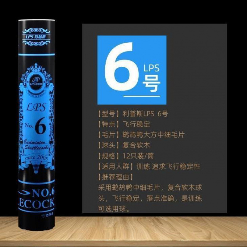 Lips Resistant Badminton 12-Pack Indoor and Outdoor Windproof Flight Stable Training Competition Badminton Amazon