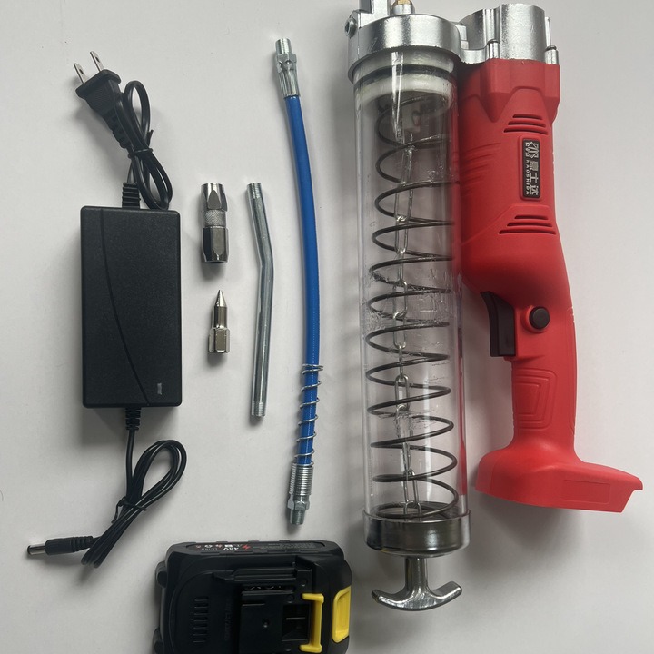 厂家直供 21V锂电池专用黄油枪 手动有刷锂电黄油枪