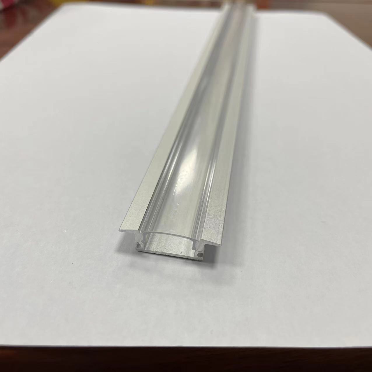 Perfil de aluminio para tiras de luz LED, canal de luz lineal empotrado, perfil de aluminio para tiras de luz, pantalla de aluminio para iluminación