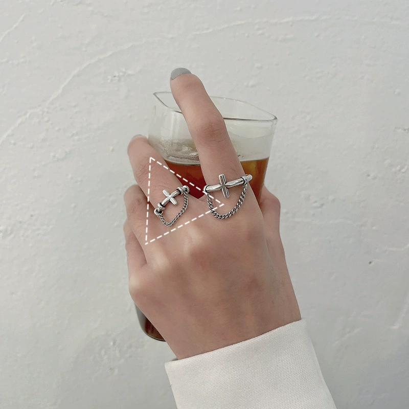 Adjustable Ring (925 Silver) — Small Design Rings, Non-Fading High-Quality Sample