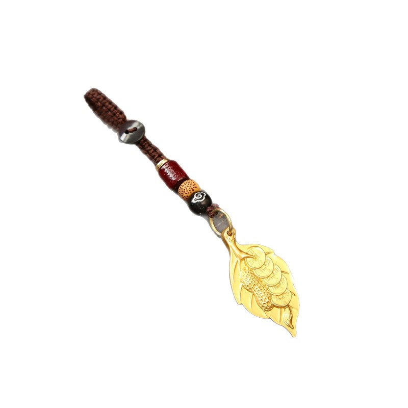 金属合金の祝福キーホルダーペンダントアクセサリー、電気メッキ合金中空亜鉛合金キーホルダー、エスニック風車吊り下げ飾り|undefined