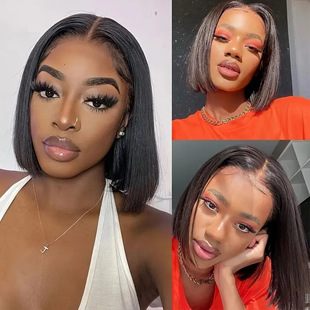 Short Bob Wigǰ�ٽz�ٰl ���R�dŮʿ�����^��ֱ�lȫ�^�׹��Sֱ�N