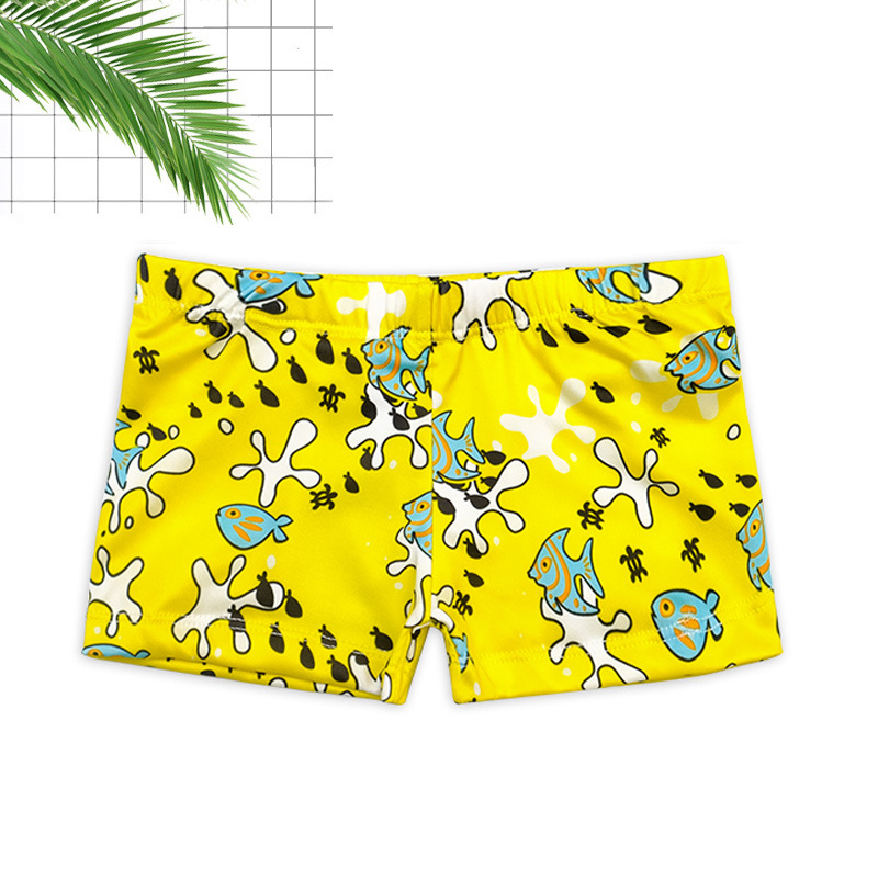 Bañador infantil niño tipo bóxer cordón ajustable diseño dibujos animados