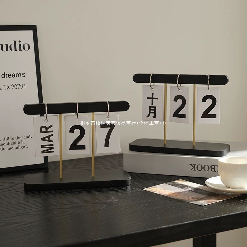 2025 креативный календарь, деревянный простой настольный календарь с перелистыванием страниц, украшения для дома и офиса, настольный календарь, украшение, мебель