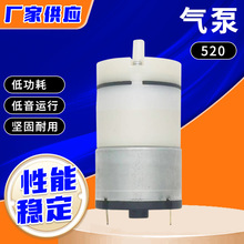 厂家520微型气泵 低噪音注氧仪打气泵 篮球打气增压泵 直流电可定