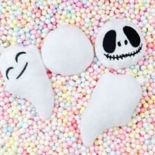 万圣节南瓜钥匙扣书包挂件可爱毛绒小幽灵背包挂饰娃娃机地摊批发