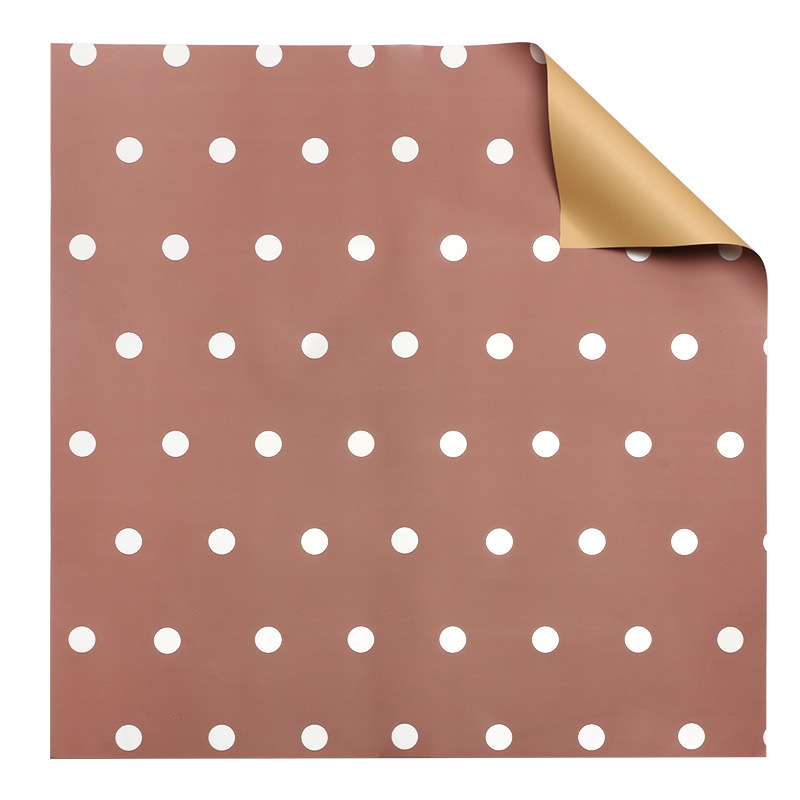 Huashi Wa Points Papel de embalaje de flores impermeable ramo DIY flor florista regalo de papel de embalaje de flores