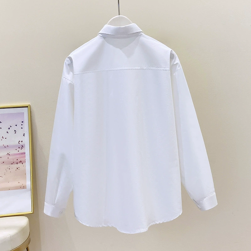 Spring design shirt, plus size, Korean style