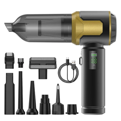 Dual-Purpose, Portable, High Suction, Intelligent | Tozsoranlar - private-model-new-model-cy-116-black-gold-round-head