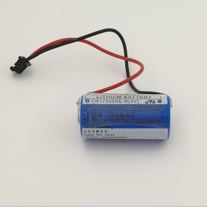 锂电池QNS PLC用(Mitsubashi CR17335SE-R/3V) 带插头 Q6BAT