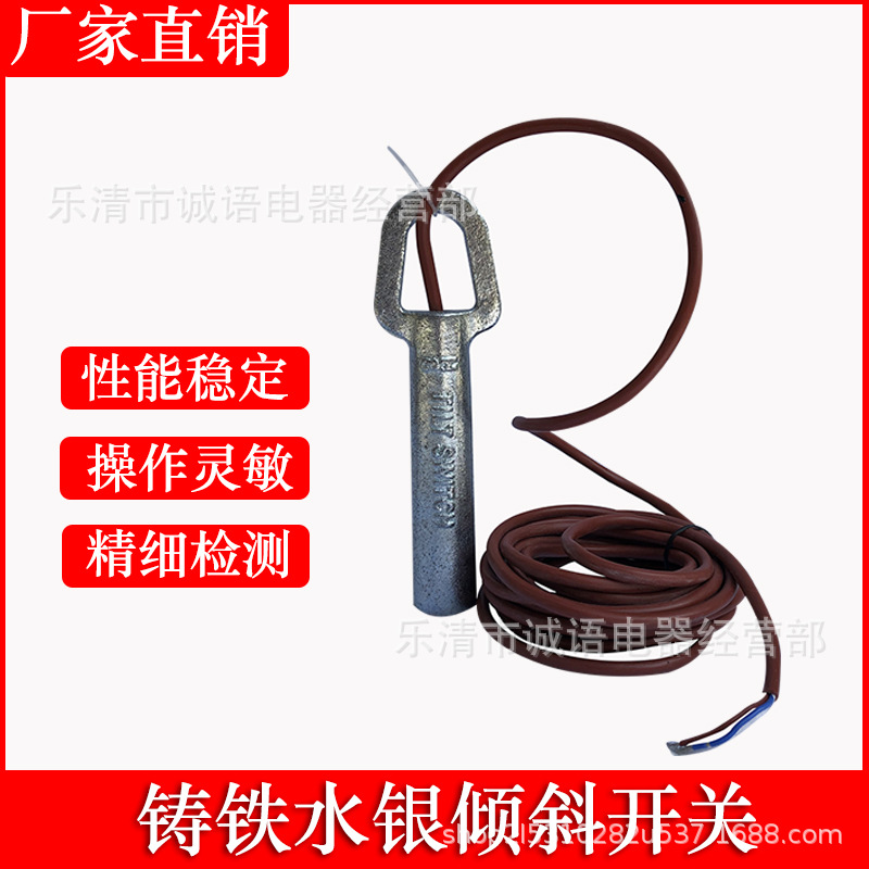 铸铁倾斜开关ST-20堵煤开关耐高温煤流开关20-39水银开关堵料开关