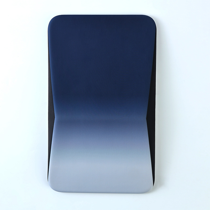 Alfombrilla de ratón de espuma viscoelástica con base de silicona, antideslizante, para escritorio, oficina, de alta calidad, con diseño de seda de leche