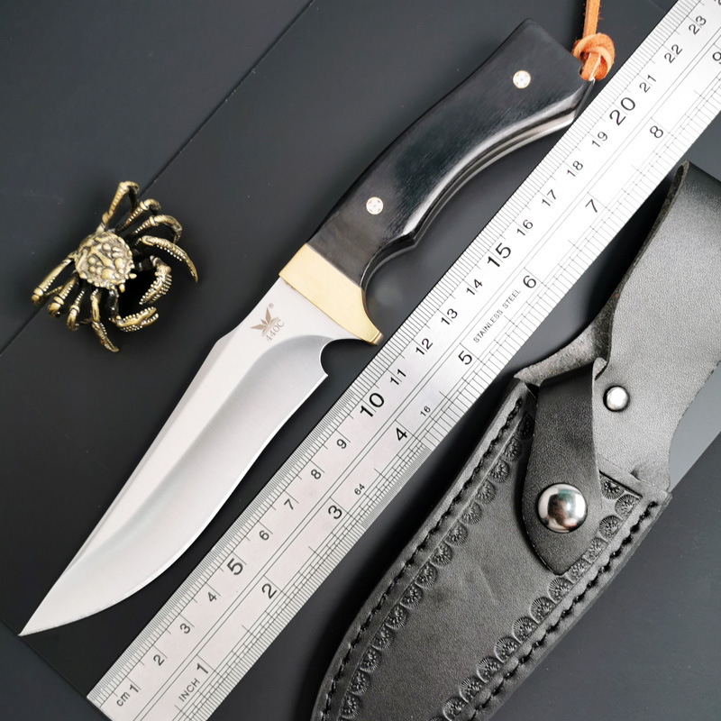 工厂现货户外刀具野营小刀野外求生刀防身随身刀手把肉户外刀批发