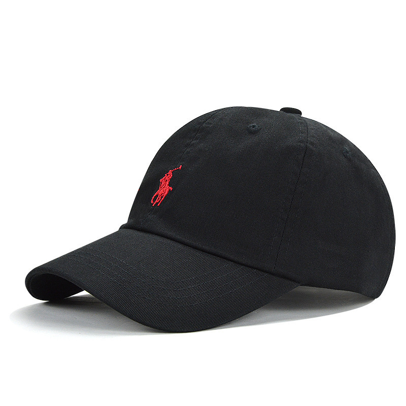 Polo black hat red label