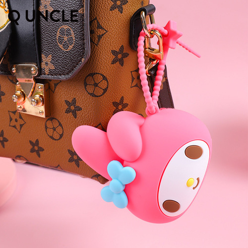 Sanrio Silicone Bag Cute Children's Cartoon Melody Coin Purse Big-Eared Dog Headphones Mini Storage Bag