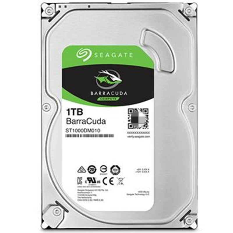 Подходит для Seagate 1 ТБ SATA настольный 3.5-дюймовый жесткий диск ST1000DM010 для видеонаблюдения, CMR, вертикальный