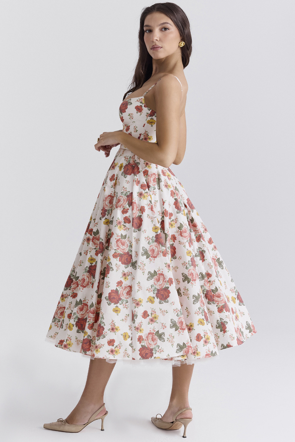 Women's Double Layer Mesh Swing Dress Princess Style Summer Fashion_voghion.com