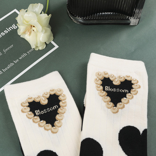 Original Women's Socks Spring New Lady Sweet Street Trend Fashion Cotton Socks Women Sweat Absorbent Deodorant Short Socks Wholesale