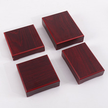 厂家批发通用翻盖首饰礼品包装盒徽章木盒印刷创意纪念币木盒定制