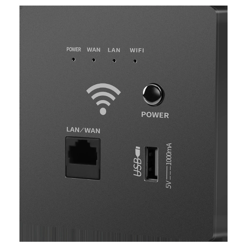 Панель беспроводной 86 типа 300M с встроенным WIFI AP панели 48V POE цепь маршрутизатор поддерживает AC
