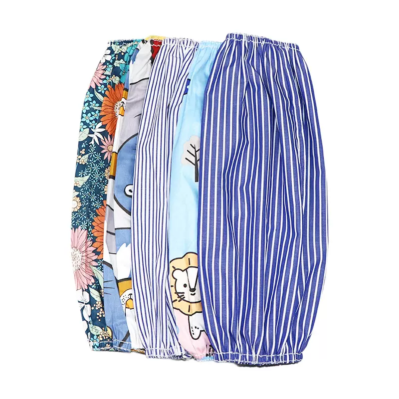 秋季新款女士棉布袖套办公防污长款袖头卡通成人袖子男款家务袖笼