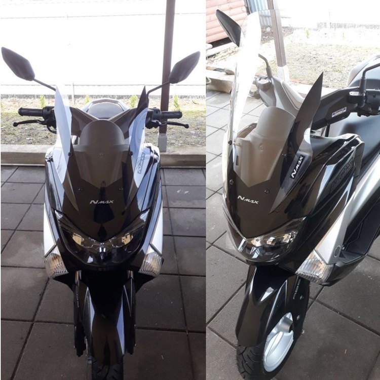Suitable for Yamaha Nmax155Nmaxl12516-18 Front Windshield Motorcycle Heightening Glass Deflector