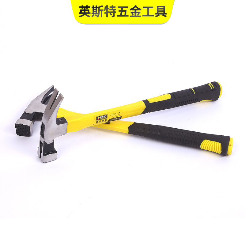 塑柄羊角锤 木工起钉锤木工钉锤多功能家用锤榔头工地木工专用锤