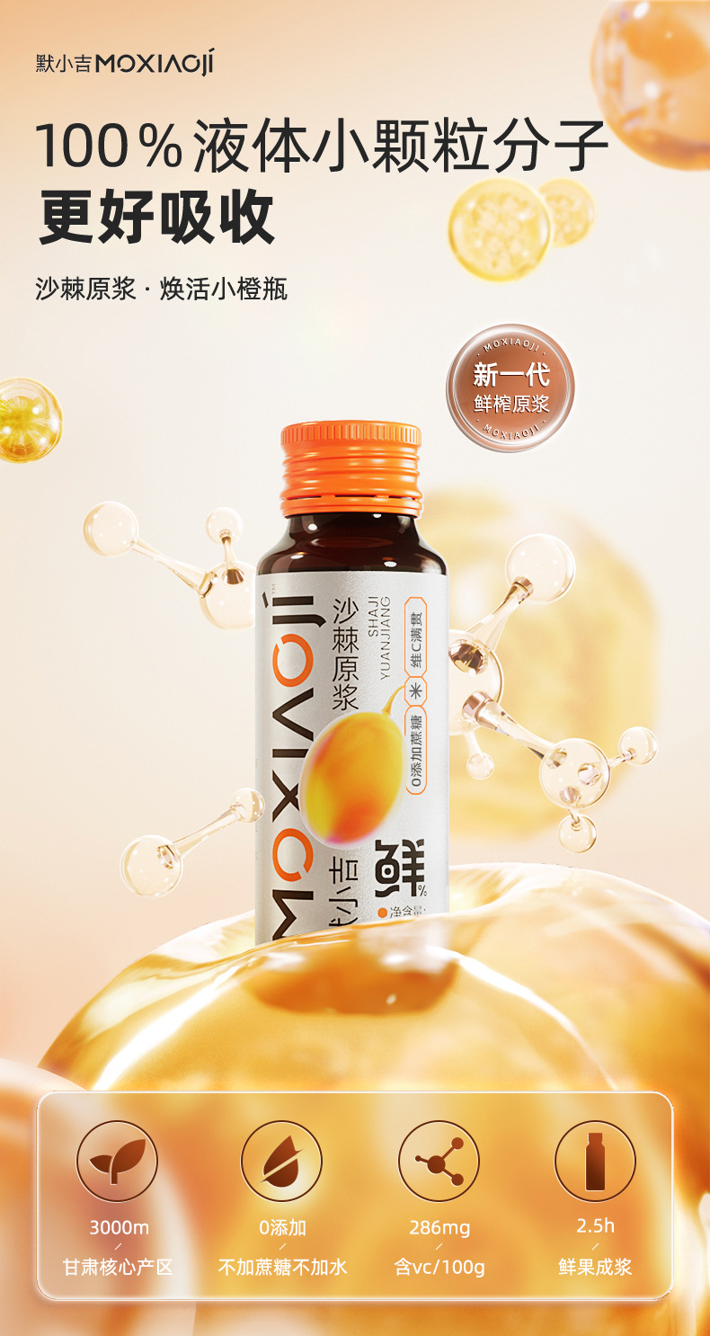 Sea Buckthorn Juice Puree 500ml Gift Box Ready to Drink Sha Ji Yuan Jiang overview