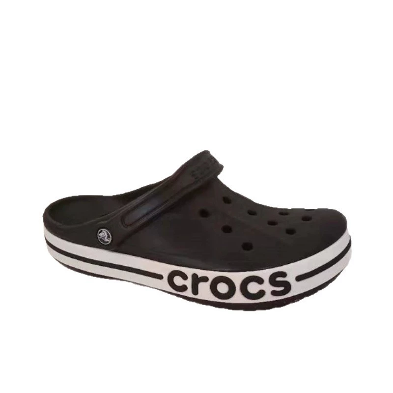 Летние нескользящие тапочки в стиле Crocs, пляжная обувь, сандалии, подходят для улицы, мягкая подошва, дропшиппинг доступен