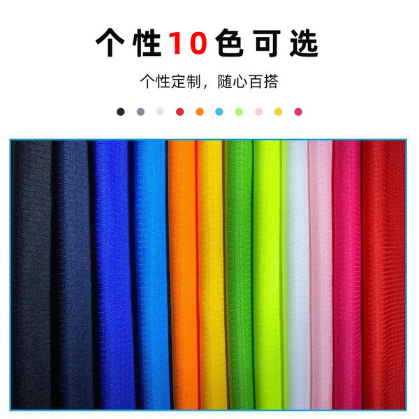 Summer quick dry sports solid T-shirt for gym with a round collar