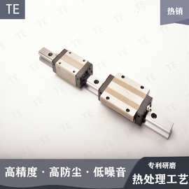 低组装HSB25方形滑动导轨TE直线导轨自动化电机法兰线性导轨