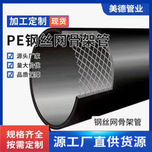 hdpe钢丝网骨架复合给水管农田灌溉管消防给水管