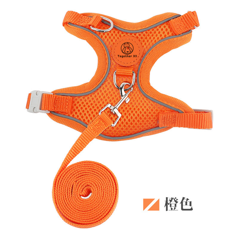 Correa de gato Estilo Chaleco correa de pecho anti-rotura cuerda de gato Bolt Cadena de gato suministros especiales de salida