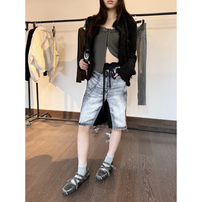 Versión de piel de oveja ~ nariz de cerdo, zapatos de ballet retrógrados nuevos zapatos de mujer de botón francés poco profundo