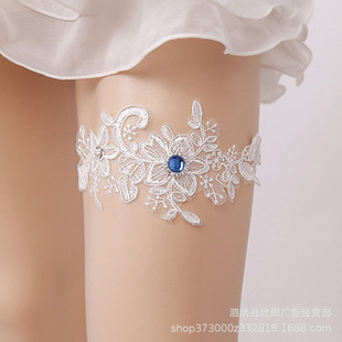 Lace Thigh Garter European and American Bridal Garter Western Wedding Party Accessories Sexy Elastic Leg Ring Cross-Border
