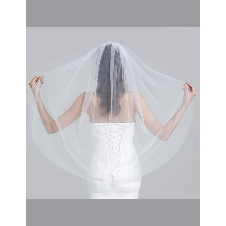 White black cloak for bride
